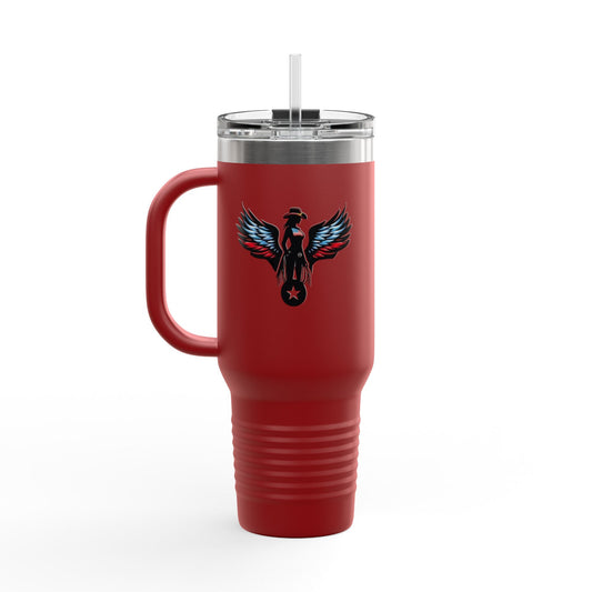 Cavalry Trails Collective™ 40oz Insulated Travel Mug Adventure-Ready Hydration Gear