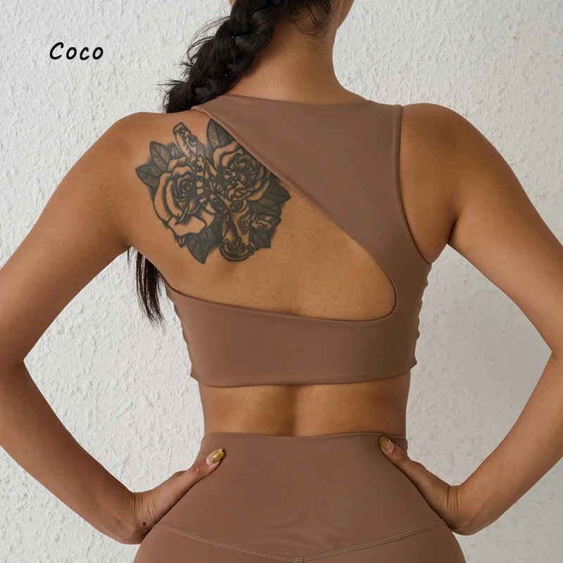 Beauty Back Shockproof Sports Bra – Seamless Yoga Fit | DIAS FIT JOY