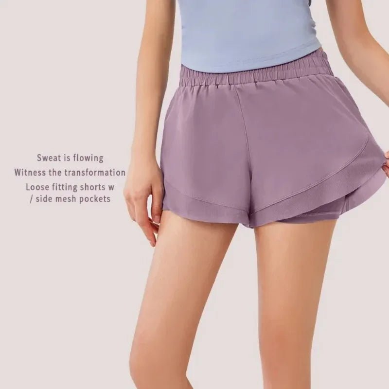 Women Quick-Dry Running Shorts Built