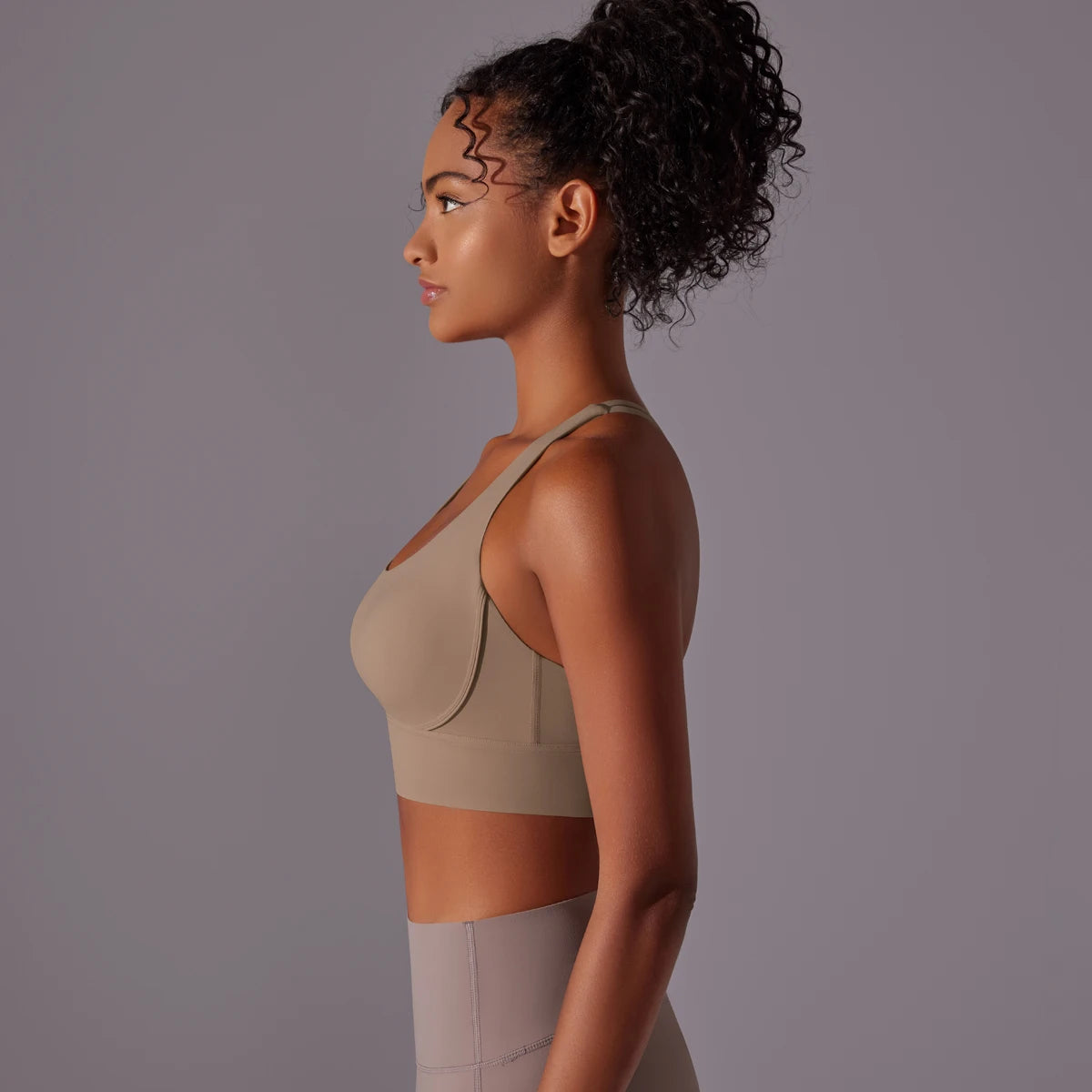 Women’s Breathable Nylon Gym Top – Adventure Fit Style