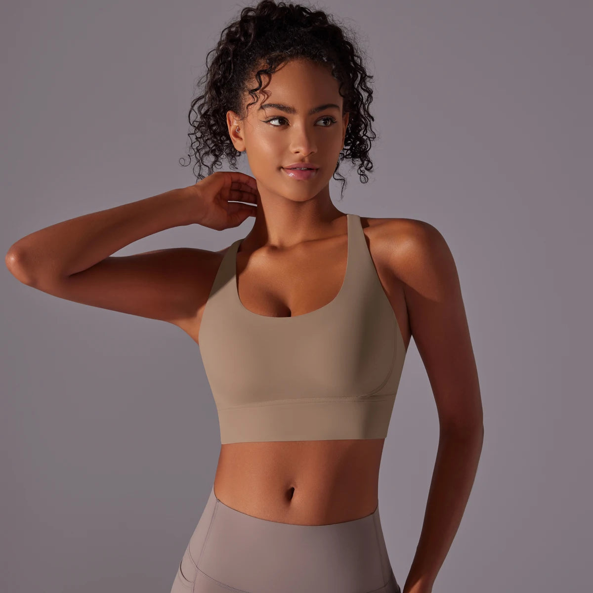 Women’s Breathable Nylon Gym Top – Adventure Fit Style