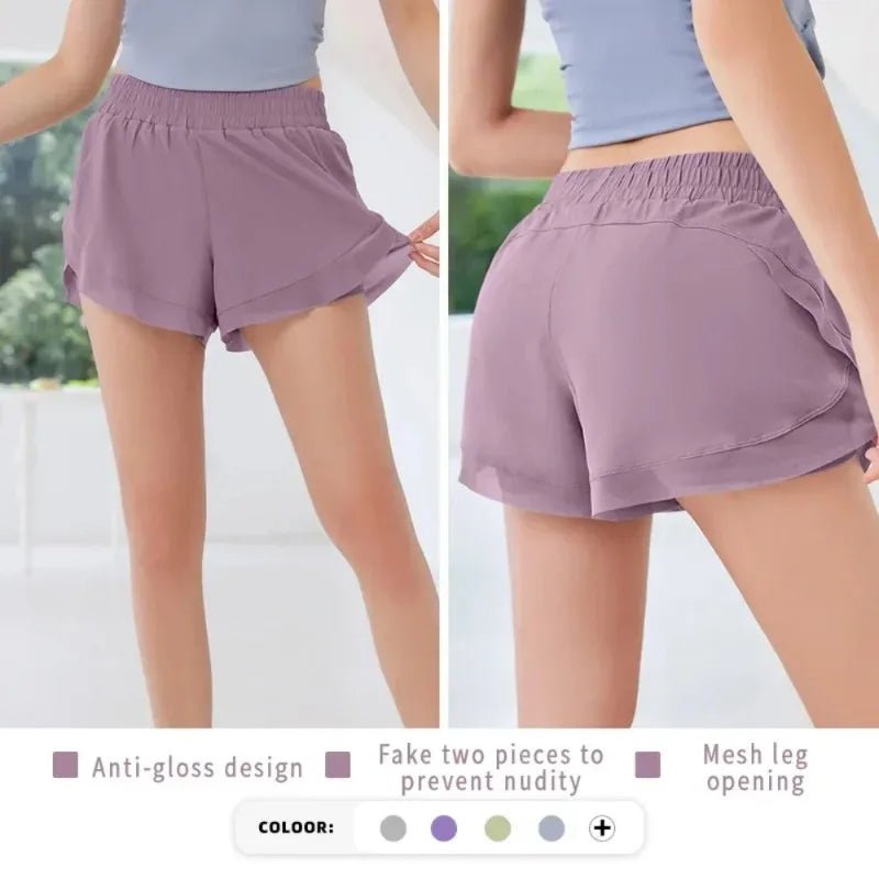 Women Quick-Dry Running Shorts Built