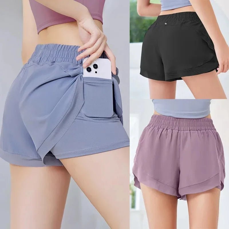 Women Quick-Dry Running Shorts Built