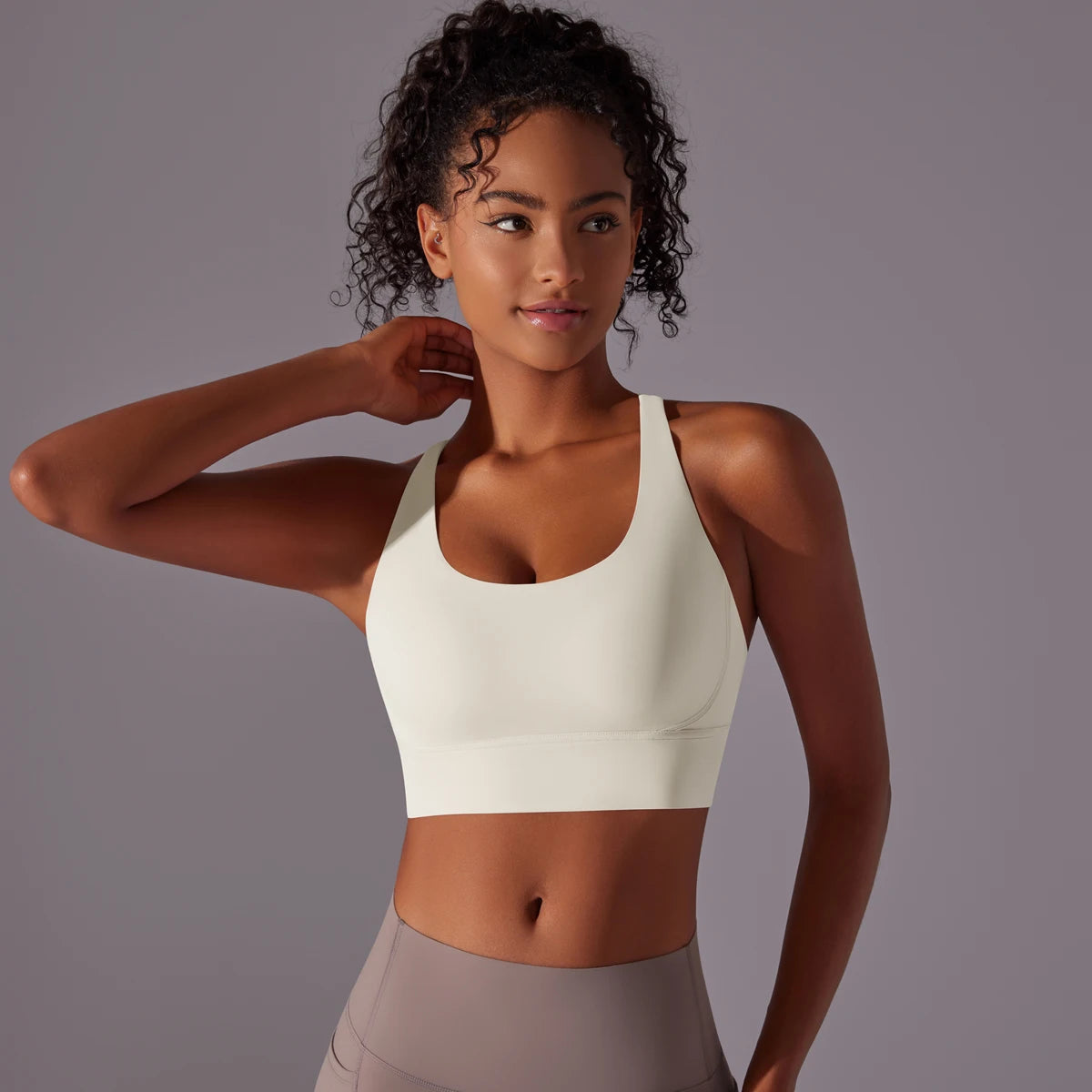 Women’s Breathable Nylon Gym Top – Adventure Fit Style