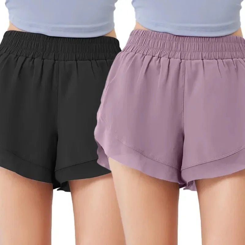 Women Quick-Dry Running Shorts Built