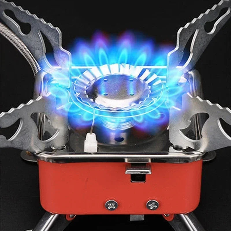 Windproof Folding Camping Stove – Lightweight Gas Burner