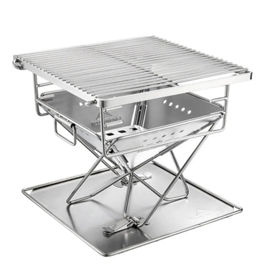 Foldable Stainless Steel BBQ Grill