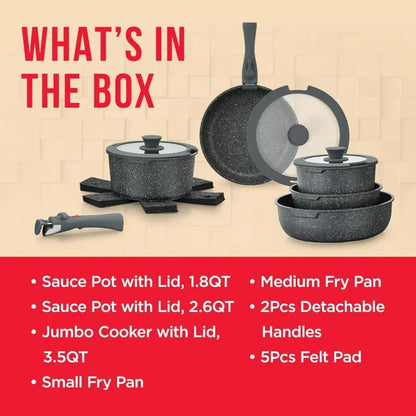 Bakken 15-Piece Non-Stick Cookware Set