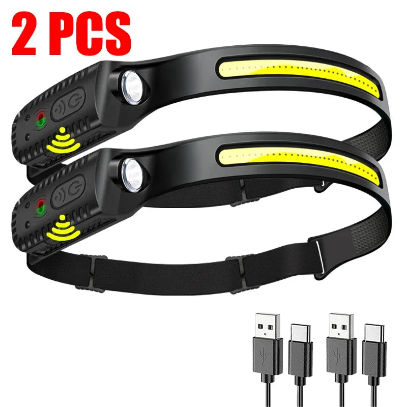 USB Rechargeable LED Headlamp