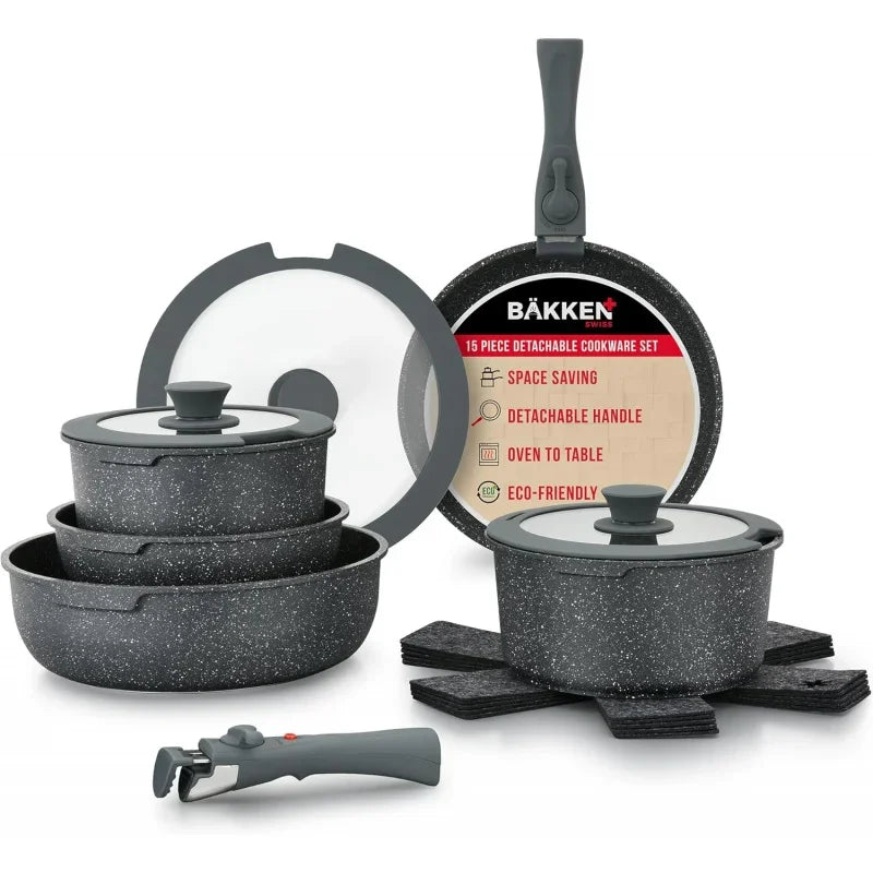 Bakken 15-Piece Non-Stick Cookware Set