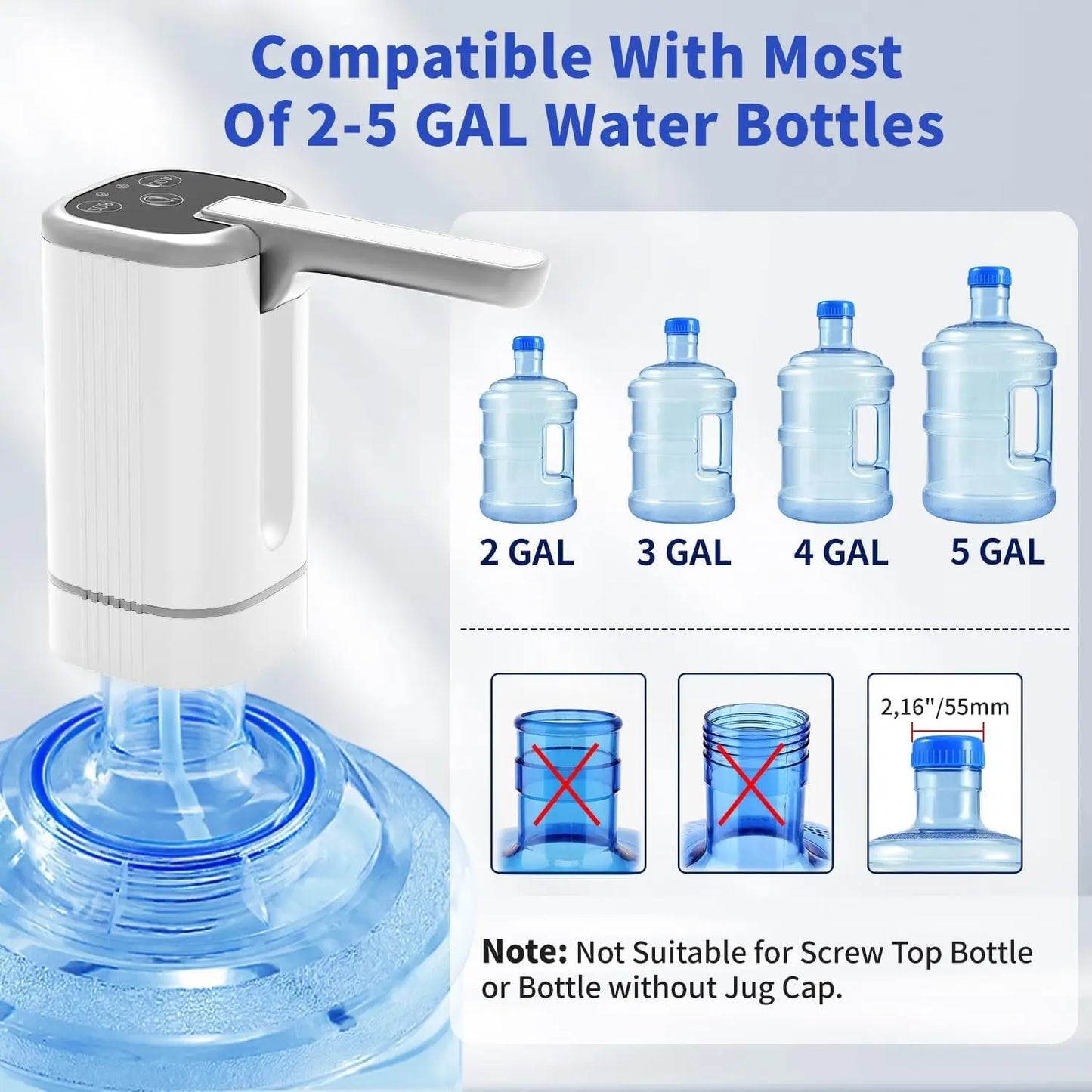 Automatic Water Bottle Pump