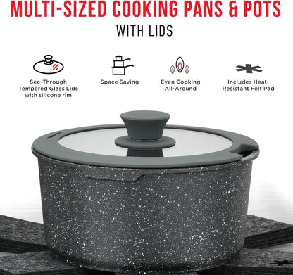 Bakken 15-Piece Non-Stick Cookware Set