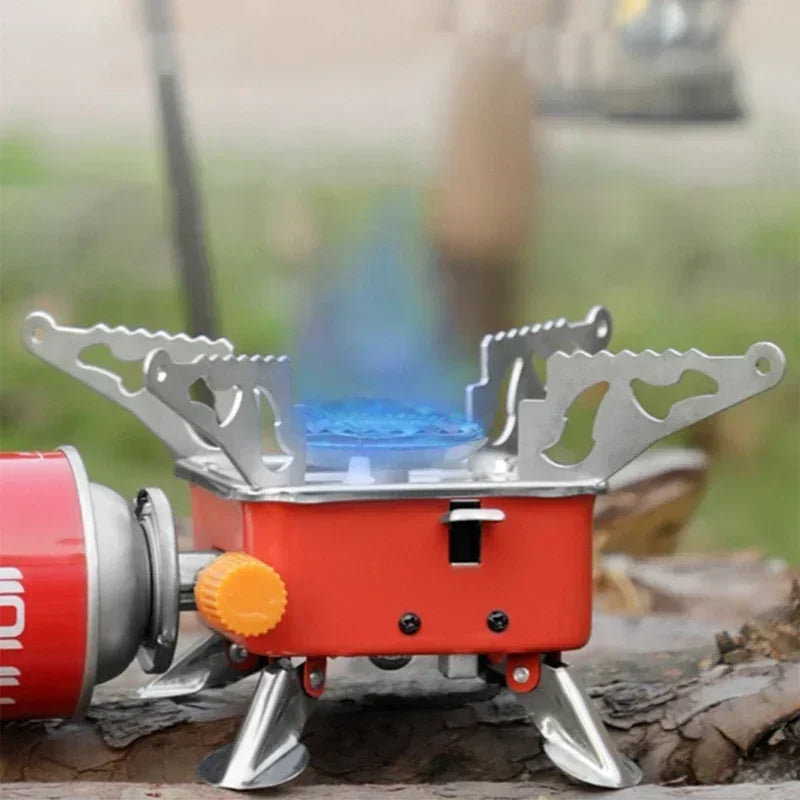 Windproof Folding Camping Stove – Lightweight Gas Burner