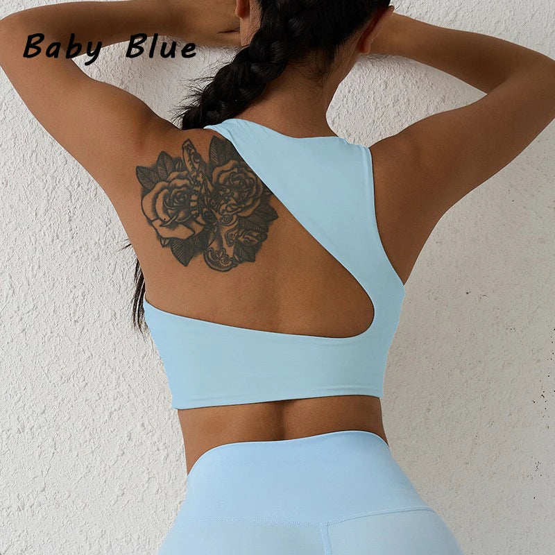 Sports Bra – Shockproof Nylon Yoga & Running Bra for Women