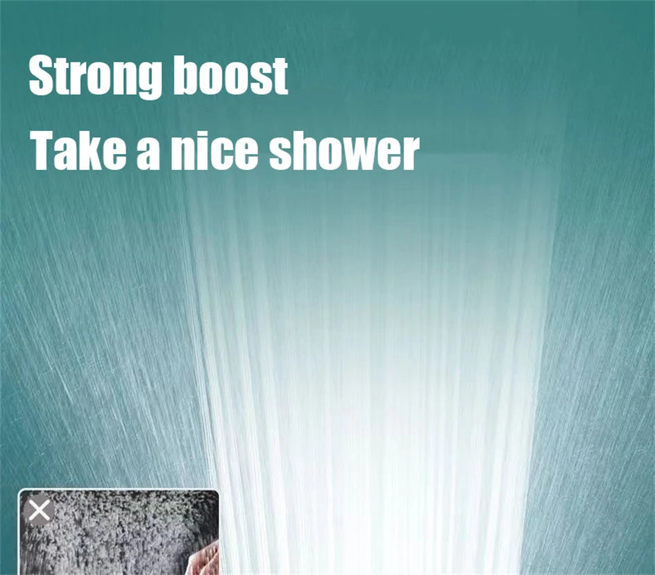 3-Mode High-Pressure Shower Head