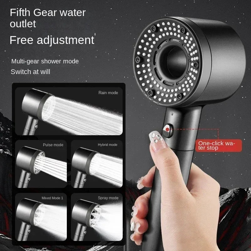 7-in-1 High-Pressure Shower Head