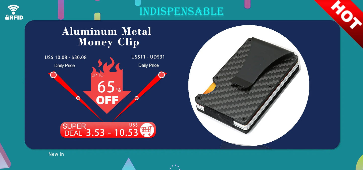 Slim RFID Metal Cardholder