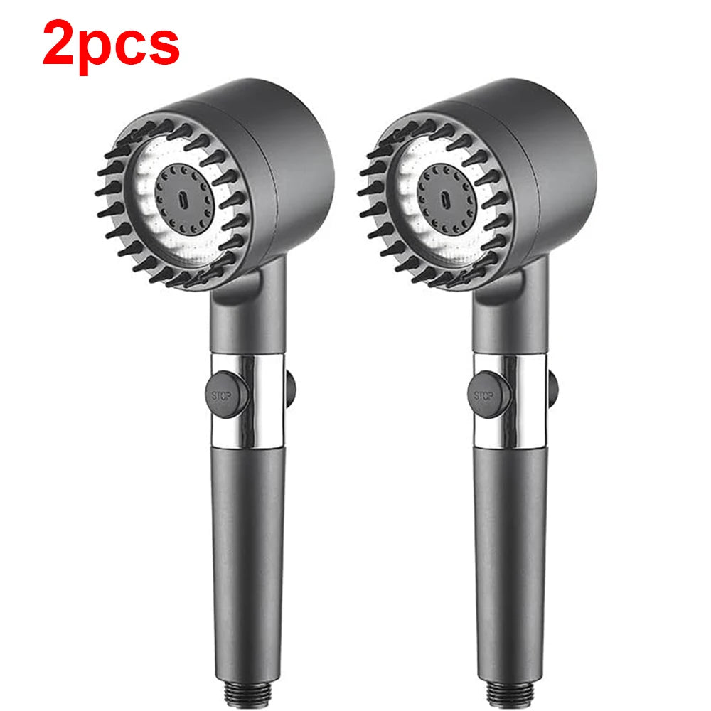 3-Mode High-Pressure Shower Head