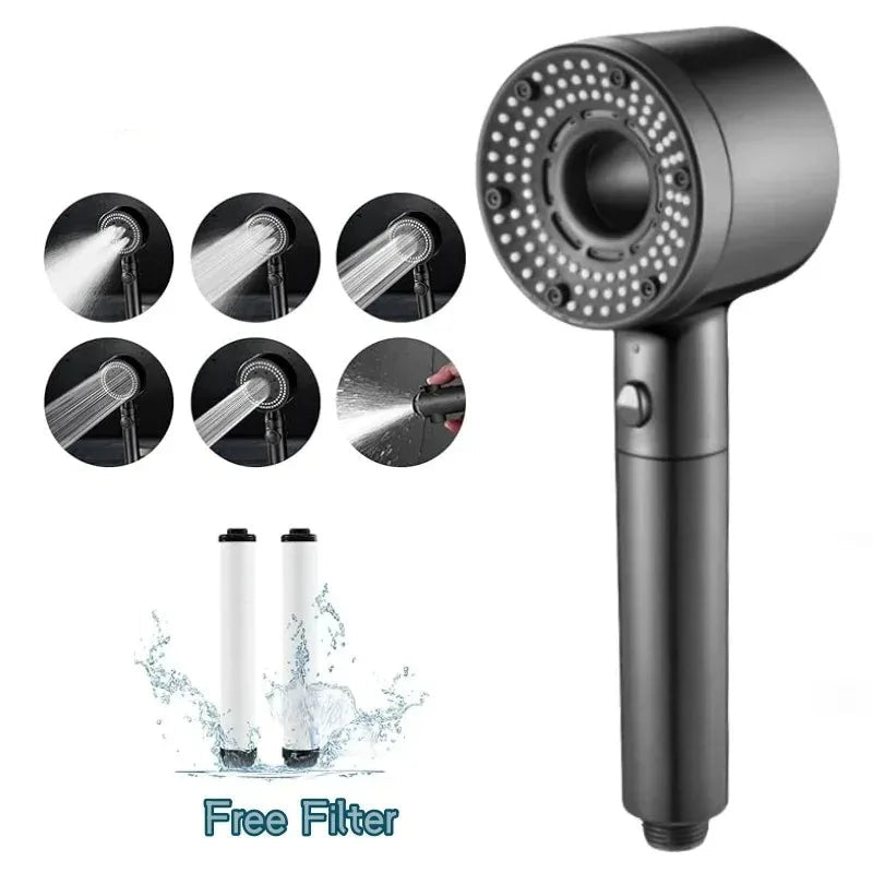 7-in-1 High-Pressure Shower Head