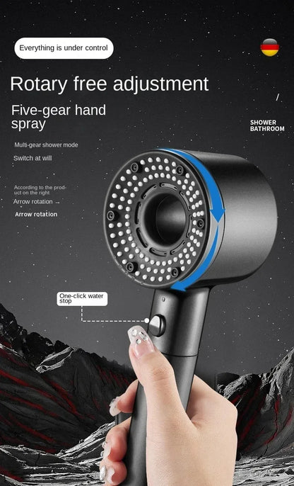 7-in-1 High-Pressure Shower Head