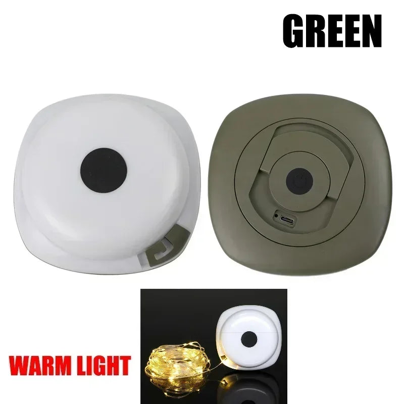 2-in-1 RGB Camping Light String