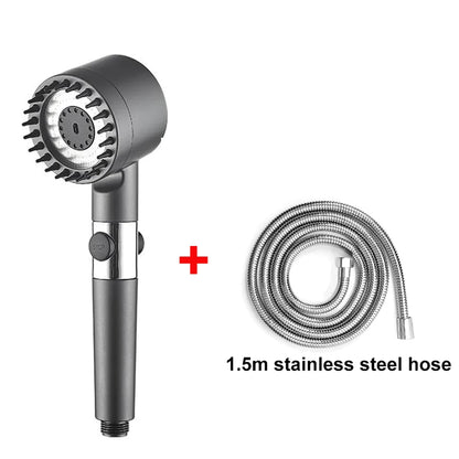 3-Mode High-Pressure Shower Head