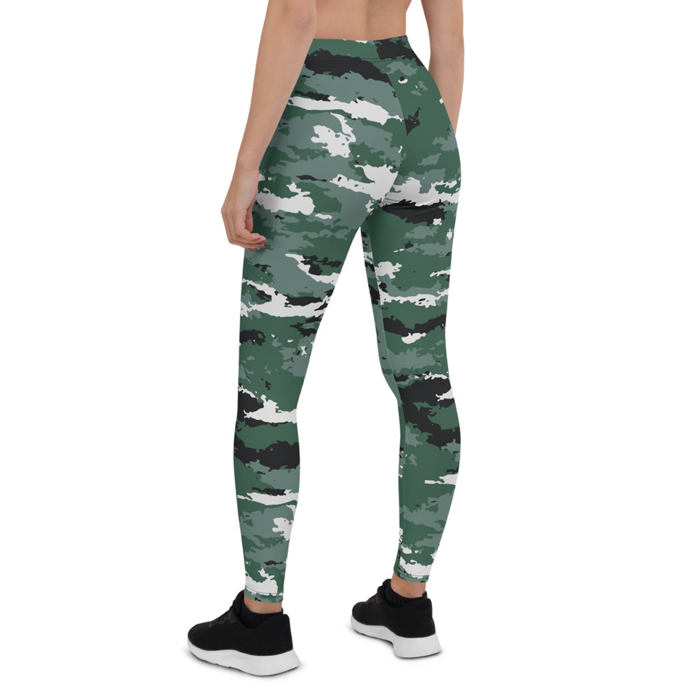 Earth Green Camo Leggings for Women